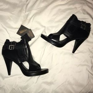 Harley Davidson high heeled booties